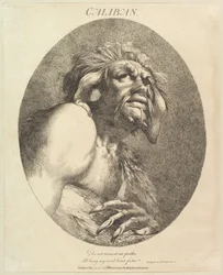 Caliban, Zwölf Figuren aus Shakespeare, 20. Mai 1775.