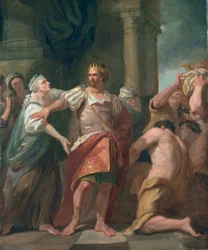 Eduard der Bekenner entzieht seiner Mutter ihre Besitztümer, um 1763