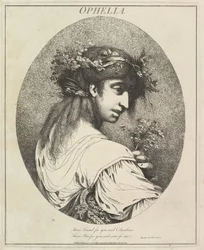 Ophelia Zwölf Charaktere aus Shakespeare, 20. Mai 1775