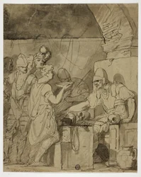 Soldaten erfrischen sich