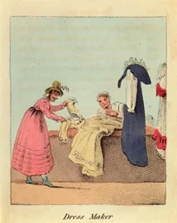 Schneiderin, 1818