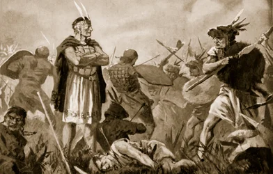 Huáscar und Atahualpa kämpfen um das Inkareich