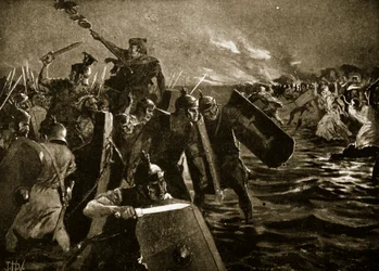 Der römische Angriff auf Anglesey