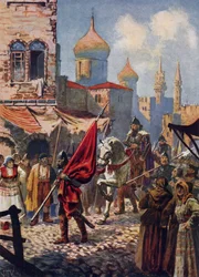 Die Rückkehr von Iwan dem Schrecklichen nach Moskau nach der Eroberung von Kasan