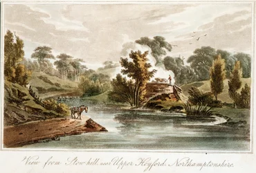 Grand Junction Canal von Stow Hill bei Upper Heyford, Northamptonshire, 1819