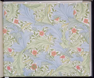 Granville-Tapete, entworfen von John Henry Dearle für Morris and Company, 1896