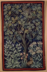 Fasanenhenne, hergestellt von Morris & Co. 1917