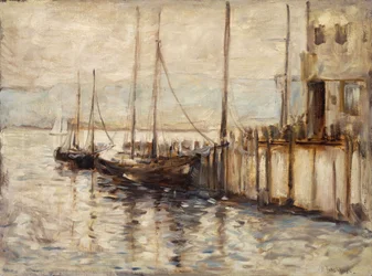 Fischerboot in einem Hafen