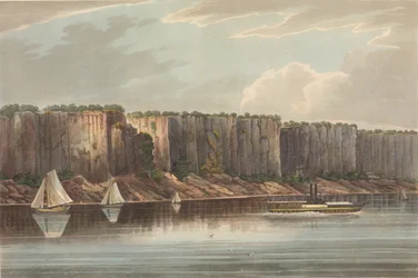Die Palisaden Nr. 19 aus dem Hudson River Portfolio, 1823-24