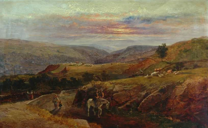 Burnley Valley von Crofts Stone, 1870