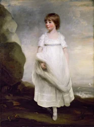 Porträt von Anne Isabella Milbanke (1792-1860), später Lady Byron, ca. 1800