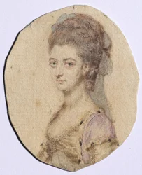 Porträt von Charlotte Bertie, geb. Warren, 4. Gräfin von Abingdon, 1778