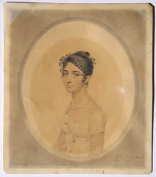 Porträt von Miss Mary Tadman, 1809