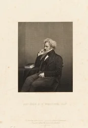Sir John Frederick William Herschel (1792-1871), ca. 1860 (Punktstich)