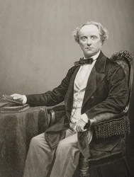 Charles John Kean, graviert von D.J. Pound nach einem Foto, aus 