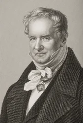 Friedrich Heinrich Alexander Humboldt (1769-1859), Baron von Humboldt, graviert von D.J. Pound nach einem Foto, aus The Drawing-Room of Eminent Personages, Band 2, veröffentlicht in London, 1860