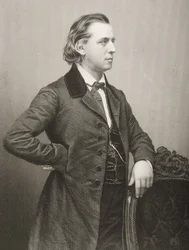 Henry Ward Beecher (1813-1887), graviert von D.J. Pound nach einem Foto, aus 