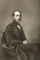 Robert Grosvenor (1801-93), graviert von D.J. Pound nach einem Foto, aus 