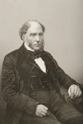 Sir Archibald Alison (1792-1867) graviert von D.J. Pound nach einem Foto, aus 
