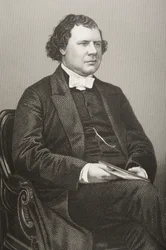 William Morley Punshon (1824-81), graviert von D.J. Pound nach einem Foto, aus 