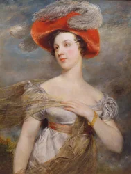 Porträt von Eliza Chester, 1820