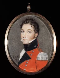 Unbekannter Offizier, wahrscheinlich der 14. Madras Native Infantry