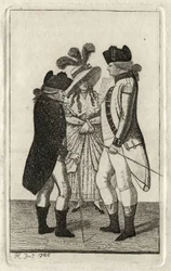 Captain Page; Captain Vicars; mit einem Bewunderer von John Kay