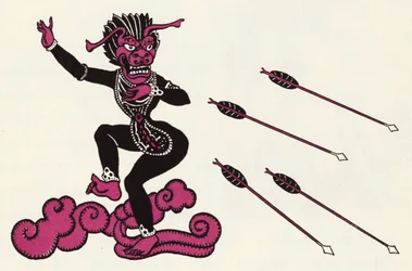 Verzierung für Die Geschichte von Aladdin und der Wunderlampe