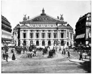 Großes Opernhaus, Paris, Ende des 19. Jahrhunderts