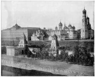 Der Kreml, Moskau, spätes 19. Jahrhundert