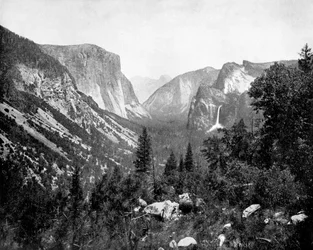 Yosemite-Tal vom Künstlerpunkt, Kalifornien, USA, 1893