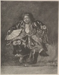 Noh-Tänzer, ca. 1886