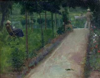 Ein grauer Sommertag, Grez, 1883