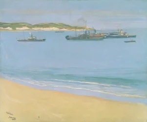 Der Hafen von St. Jean de Luz - Früher Morgen, 1917