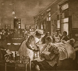 Verwundet; Das Londoner Krankenhaus, 1914-19