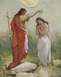 Johannes tauft Jesus