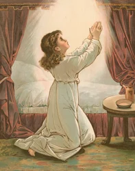 Der Junge Samuel beim Beten