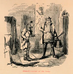 Edwards Ankunft im Tower, ca. 1860