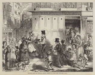 Das Weihnachtsessen nach Hause bringen