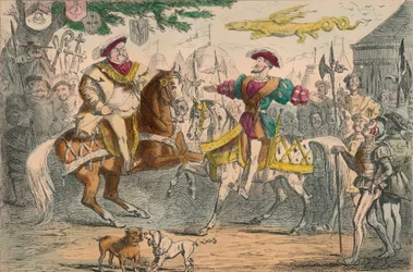 Heinrich VIII. trifft Franz I., 1850