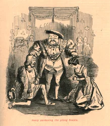 Heinrich begnadigt das junge Paar, 1897