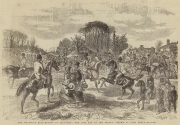 Die Jagdhunde Ihrer Majestät in Salt-Hill, Der letzte Tag der Saison