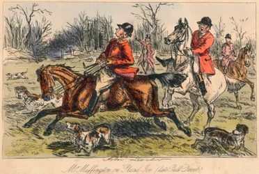 Mr. Muffington auf Placid Joe, 1865