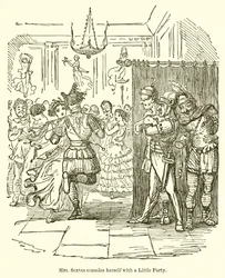 Mrs. Sextus tröstet sich mit einer kleinen Party