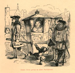 Königin Anne geht zur Parlamentseröffnung, 1897
