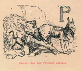 Römischer Löwe und Falerianischer Esel, 1852