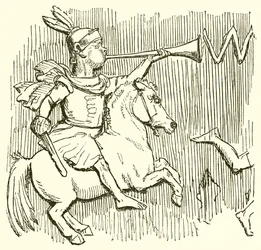 Römischer Soldat zu Pferd