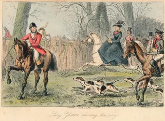 Lucy Glitters zeigt den Weg, 1865