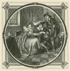 Während sie weint, verschlingt sie