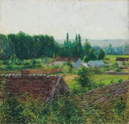 Bauernhäuser in Giverny, ca. 1890